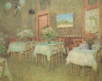 Vincent Van Gogh Interior of a Restaurant (nn04) Spain oil painting art